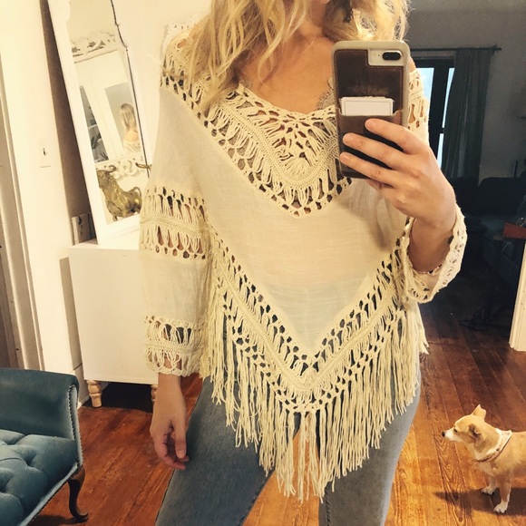 Crochet fringe top - Picture 2 of 2